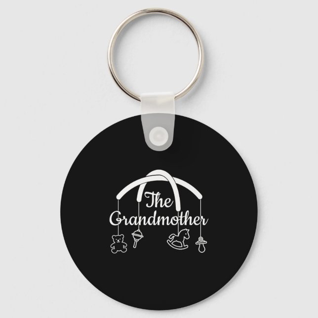 Funny Grandmother Design For Proud Grandmas Premiu Keychain (Front)