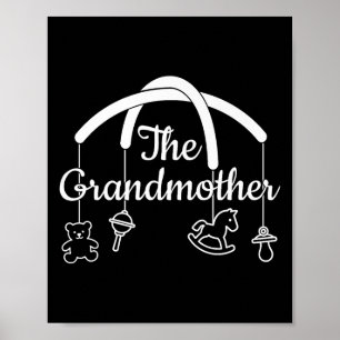 Funny Grandmother Design For Proud Grandmas Premiu Poster
