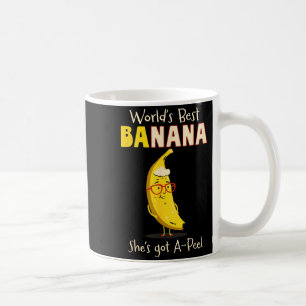 Funny Grandmother World's Nana Banana Pun  Coffee Mug