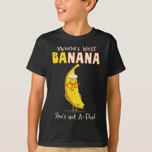Funny Grandmother World's Nana Banana Pun T-Shirt