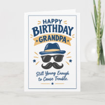 Funny Grandpa Birthday Card