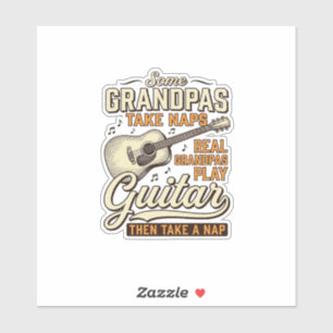 Funny Grandpa Guitar Vintage Engraving Shirt Desig