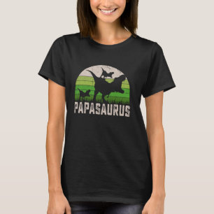 Funny Grandpa Shirts, Papasaurus Dinosaur 2 Kids F T-Shirt
