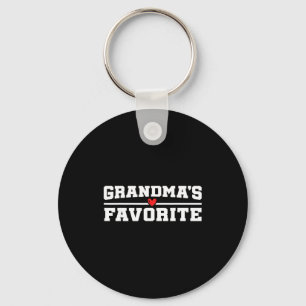 Funny Grandparent Favorite Granhild  Keychain