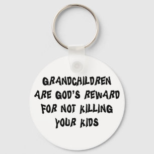 Funny Grandparents Keychain