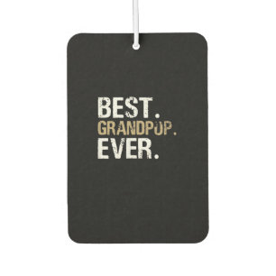 Funny Grandson   Best Grandpop Ever Air Freshener