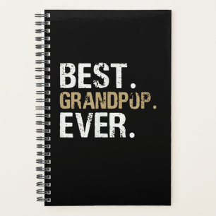 Funny Grandson   Best Grandpop Ever Planner