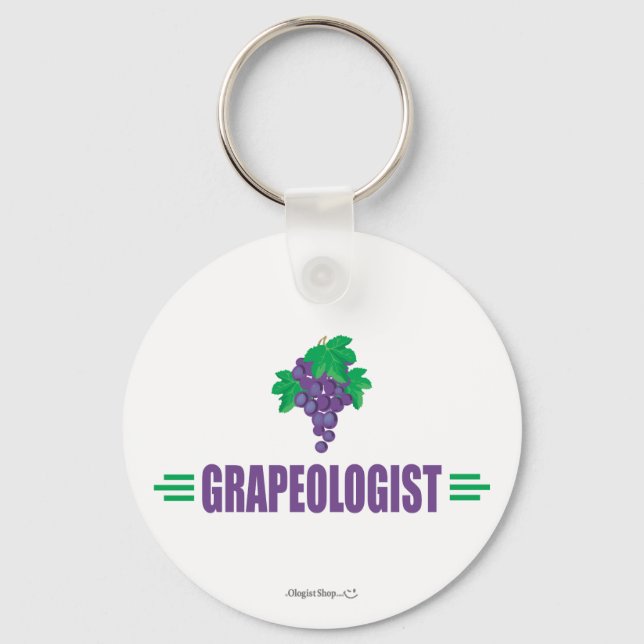 Funny Grapes Keychain (Front)