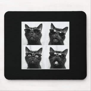 Funny Graphic Cat Photobooth Selfie Funny _2  Mouse Pad