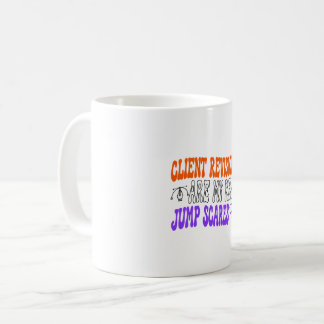 Funny Graphic Designer Halloween Client Revisions Coffee Mug