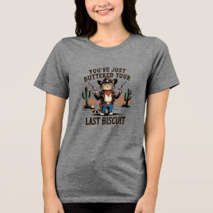 Funny Graphic  – Funny Cat Humour Quote Tri-Blend  Shirt