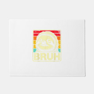 Funny Graphic Meme Sloth Bruh for Boys Girls Men W Doormat