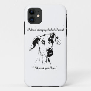 Funny Great Dane Dog Quote Case-Mate iPhone Case