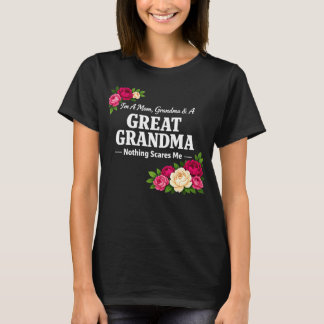 Funny Great Grandma Mother's Day 2026 Mom  T-Shirt