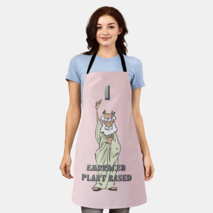 Funny Greek God "I Embraced Plant Based" Apron