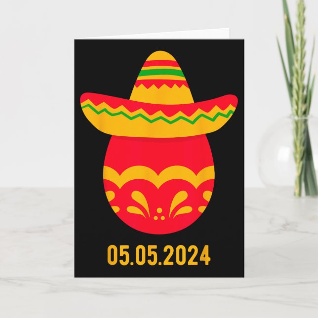 Funny Greek Orthodox Easter Egg Greek Easter Cinco Card (Front)