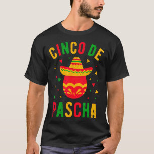 Funny Greek Orthodox Easter Egg Kalo Pascha Cinco  T-Shirt