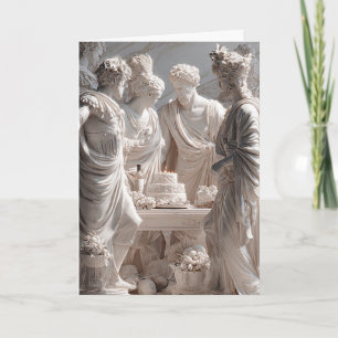 Funny Greek Statue Birthday Card – Classical Humor