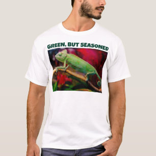Funny Green Chameleon  T-Shirt