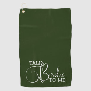 Funny Green Golf Joke Golf Towel