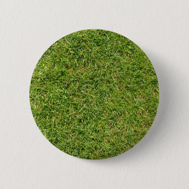Funny Green Grass Lawn 2 Inch Round Button (Front)