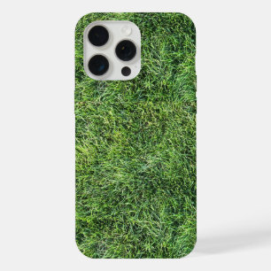 Funny green grass real photo texture pattern fun iPhone 15 pro max case