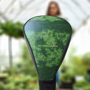 Funny Green Watermelon Rind Fruit Golf Head Cover