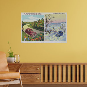 Funny Greetings From Florida Poster