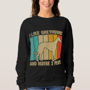 Funny Greyhound Design Men Women Italian Greyhound Sweatshirt