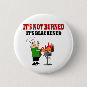 Funny Grill Chef 2 Inch Round Button