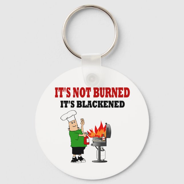 Funny  Grill Chef Keychain (Front)