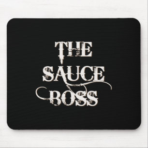 Funny Grilling Bbq T Shirt The Sauce Boss Grill Da Mouse Pad