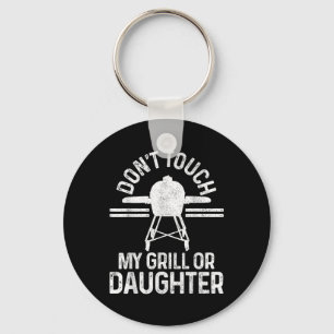 Funny Grillmaster Bbq Grill Chef Gift Keychain