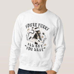 Funny Grim Reaper Skeleton Halloween Costume Sweatshirt