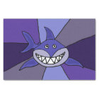 Funny Grinning Shark Tissue paper