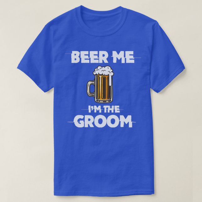 Funny Groom Bachelor Party Best Man T-Shirt (Design Front)