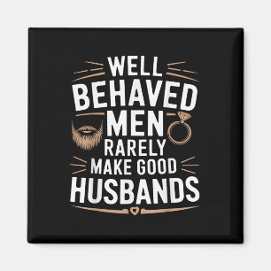 Funny Groom Men Husband Wedding  Magnet