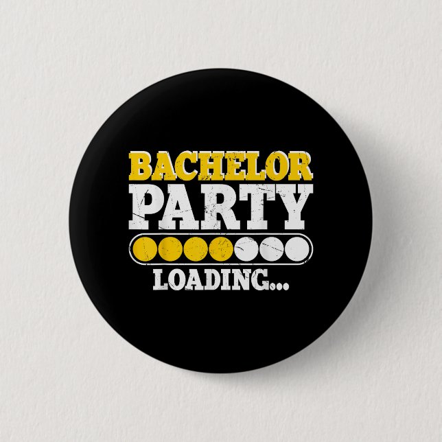 Funny Groom Wedding Bachelor Party _2  2 Inch Round Button (Front)