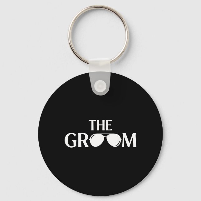 Funny Groom Wedding Bachelor Party 3 Keychain (Front)