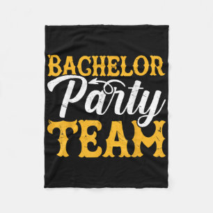 Funny Groom Wedding Bachelor Party _4 Fleece Blanket