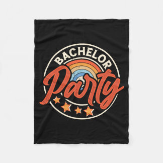 Funny groom wedding bachelor party long sleeve  fleece blanket