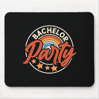 Funny groom wedding bachelor party long sleeve  mouse pad
