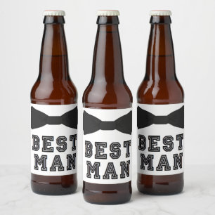 Funny Groomsman Beer Labels, Groomsman Proposal Bottle Label