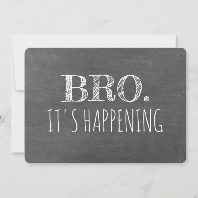 Funny Groomsman or Best Man Proposal Invitation (Front)