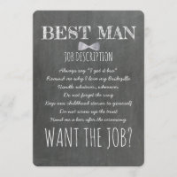 Funny Groomsman or Best Man Proposal