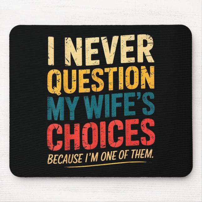 Funny Groovy Dad Joke Quote For Husband Fathers Da Mouse Pad (Front)