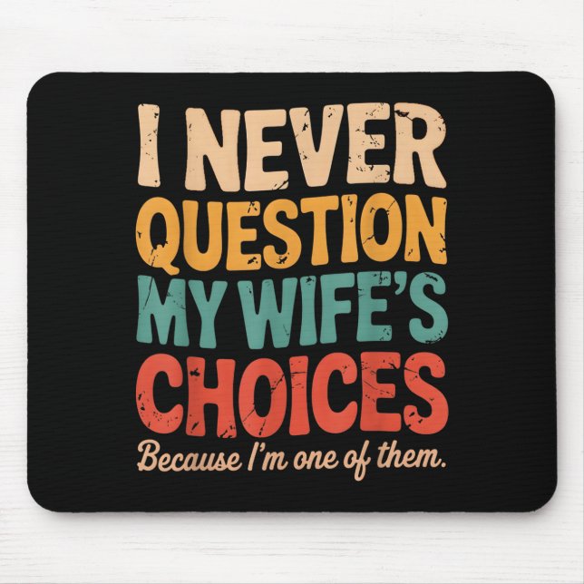 Funny Groovy Dad Joke Quote For Husband Fathers Da Mouse Pad (Front)