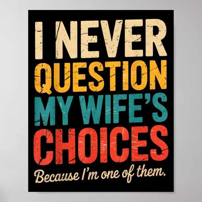 Funny Groovy Dad Joke Quote For Husband Fathers Da Poster (Front)