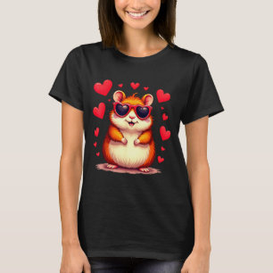 Funny Groundhog Cute Hamster Lover Valentine’s Day T-Shirt