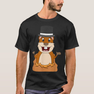 Funny Groundhog Day Phil Groundhog Lover Top Hat S